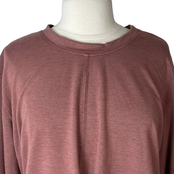 Knox Rose Shirt Womens XXL Pink Pull Over Long Sleeves Front Twist - Picture 3 of 7